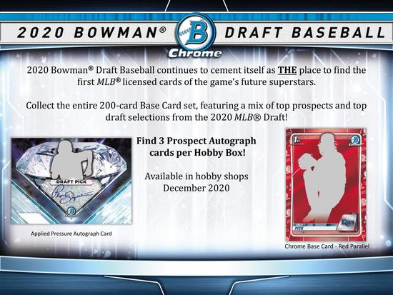 Image for 2020 Bowman Draft Baseball Hobby Jumbo Box (Reed Buy)