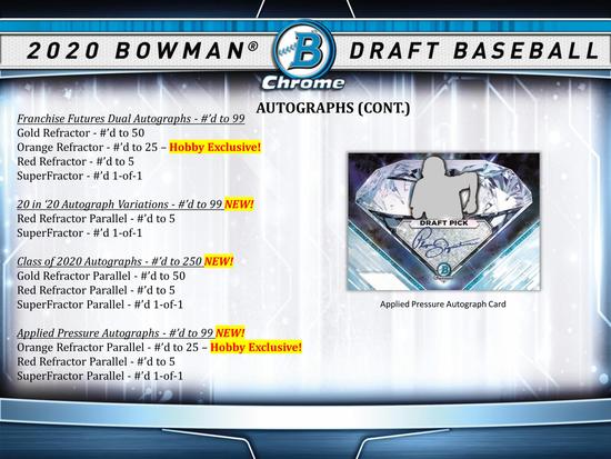 Image for 2020 Bowman Draft Baseball Hobby Jumbo Box (Reed Buy)
