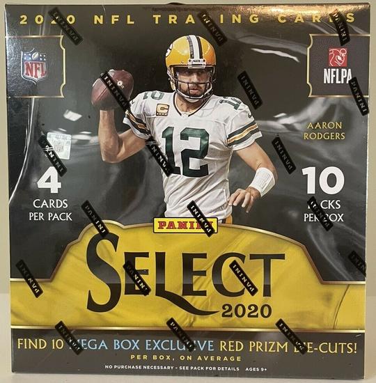 Image for 2020 Panini Select Football Mega Box (Red Prizm Die-Cuts)