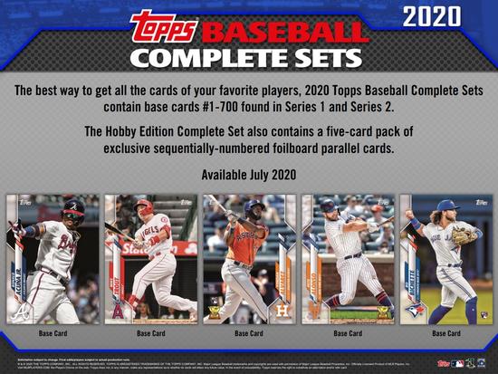 Image for 2020 Topps Montgomery Club Factory Set Baseball (Box) Case (12 Sets)