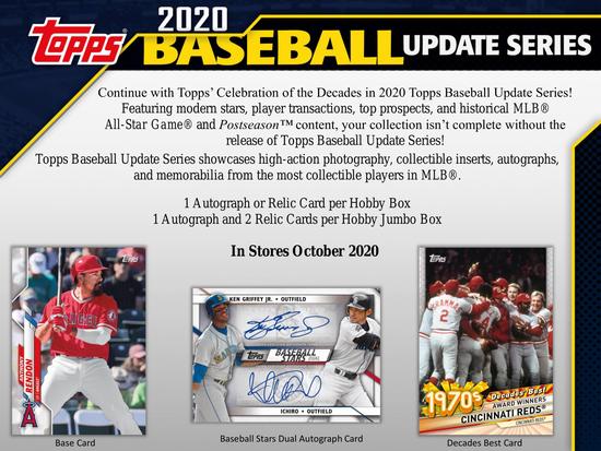 Image for 2020 Topps Update Series Baseball Hobby Jumbo Box