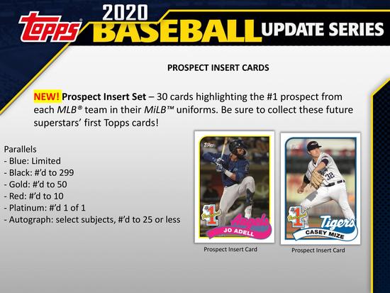 Image for 2020 Topps Update Series Baseball Hobby Jumbo Box