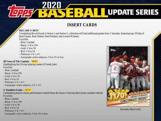 Image for 2020 Topps Update Series Baseball Hobby Jumbo Box