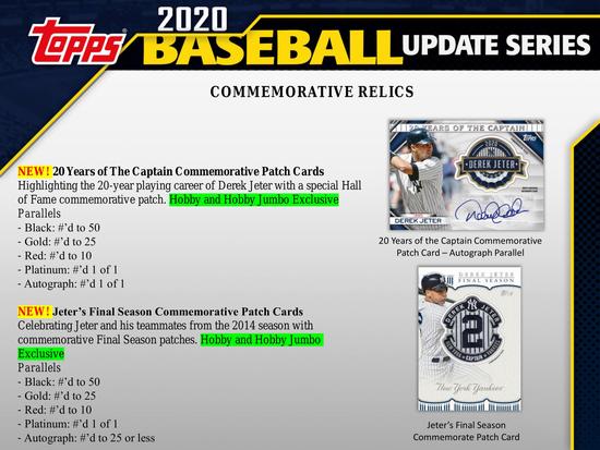 Image for 2020 Topps Update Series Baseball Hobby Jumbo Box