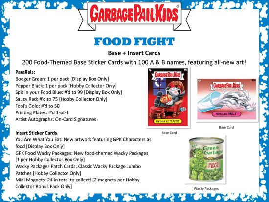 Image for Garbage Pail Kids Series 1 Food Fight Hobby 8-Box Case (Topps 2021)