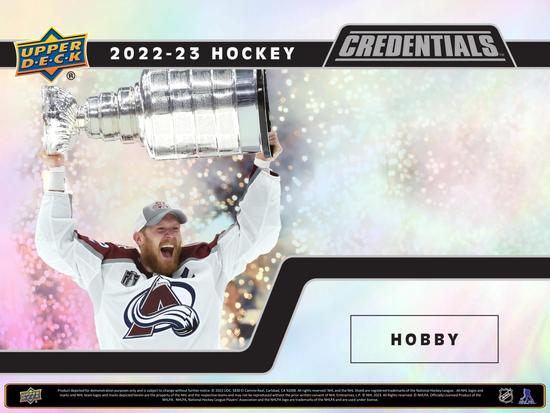 Image for 2022/23 Upper Deck Credentials Hockey Hobby Box