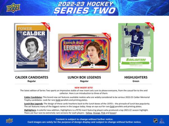 Image for 2022/23 Upper Deck Series 2 Hockey Hobby Box (Reed Buy)