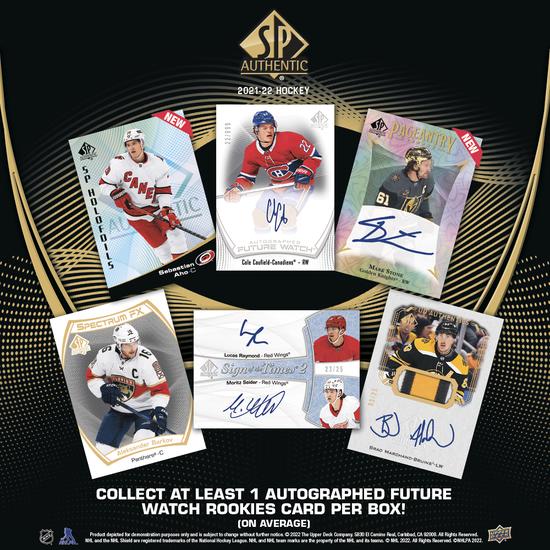 Image for 2021/22 Upper Deck SP Authentic Hockey Hobby Box