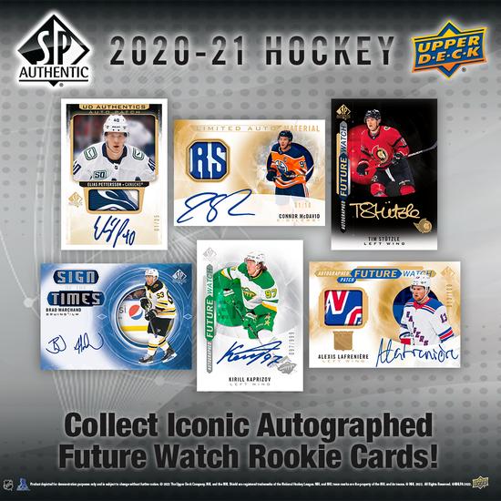 Image for 2020/21 Upper Deck SP Authentic Hockey Hobby Box