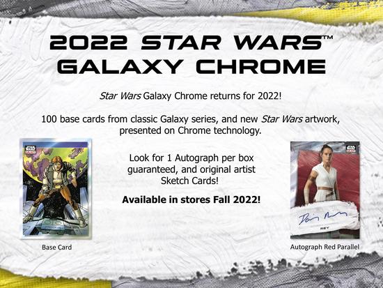 Image for Star Wars Chrome Galaxy Hobby Box (Topps 2022)