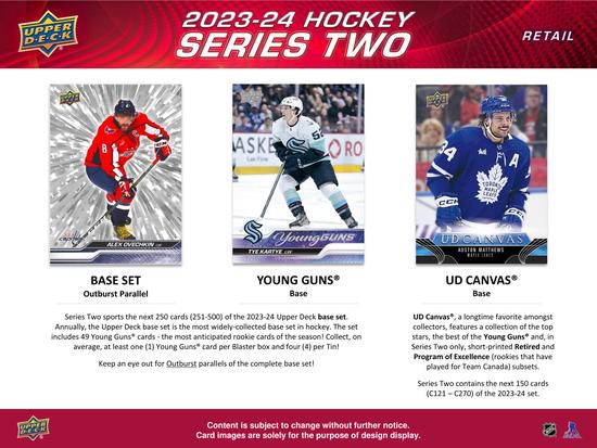 Image for 2023/24 Upper Deck Series 2 Hockey Blaster 20-Box Case