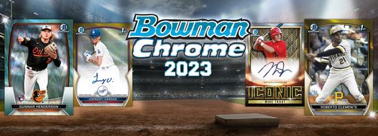 Image for 2023 Bowman Chrome Baseball Hobby Box