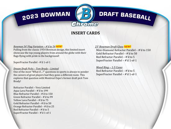 Image for 2023 Bowman Draft Baseball Asia Exclusive Hobby Box