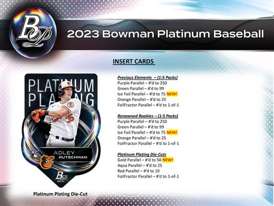 Image for 2023 Bowman Platinum Baseball Monster Box