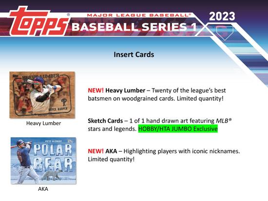Image for 2023 Topps Series 1 Baseball Hobby Box