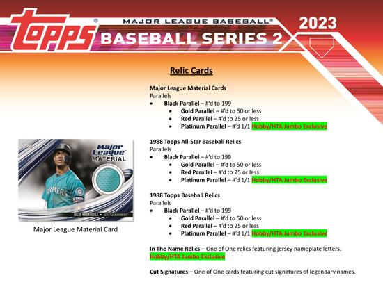 Image for 2023 Topps Series 2 Baseball Hobby Box