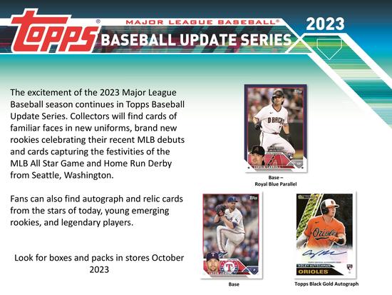Image for 2023 Topps Update Series Baseball Blaster 40-Box Case