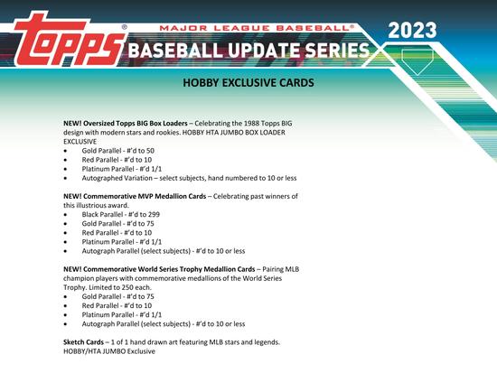 Image for 2023 Topps Update Series Baseball Hobby 12-Box Case