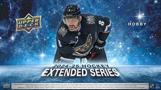 Image for 2024/25 Upper Deck Extended Series Hockey Hobby 12-Box Case