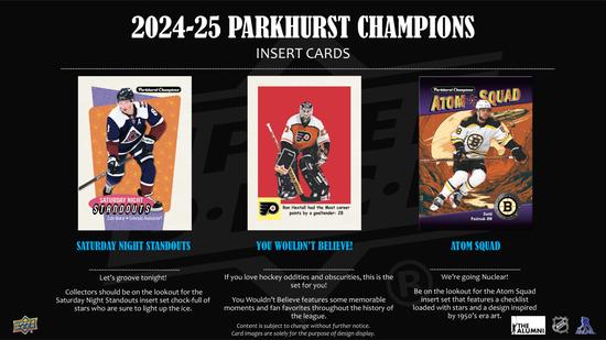 Image for 2024/25 Upper Deck Parkhurst Champions Hockey Hobby Box
