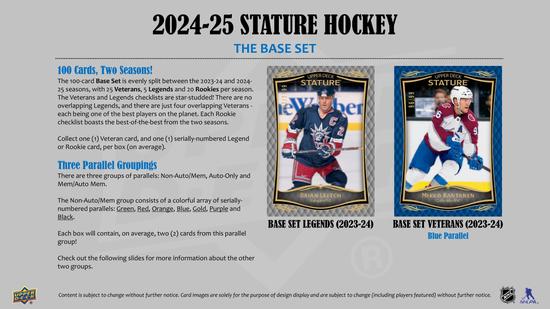 Image for 2024/25 Upper Deck Stature Hockey Hobby Box