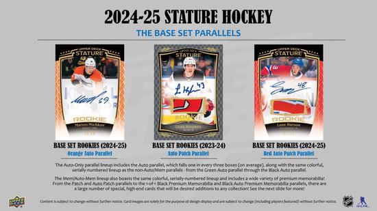 Image for 2024/25 Upper Deck Stature Hockey Hobby Box