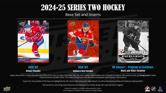 Image for 2024/25 Upper Deck Series 2 Hockey Hobby 12-Box Case