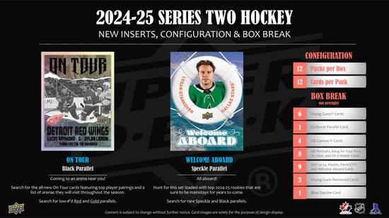 Image for 2024/25 Upper Deck Series 2 Hockey Hobby 12-Box Case