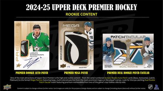 Image for 2024/25 Upper Deck Premier Hockey Hobby Box