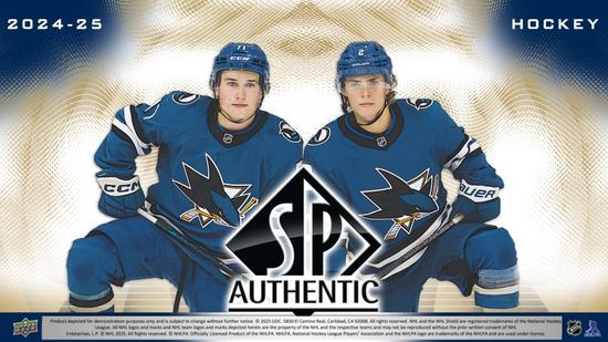 Image for 2024/25 Upper Deck SP Authentic Hockey Hobby Box