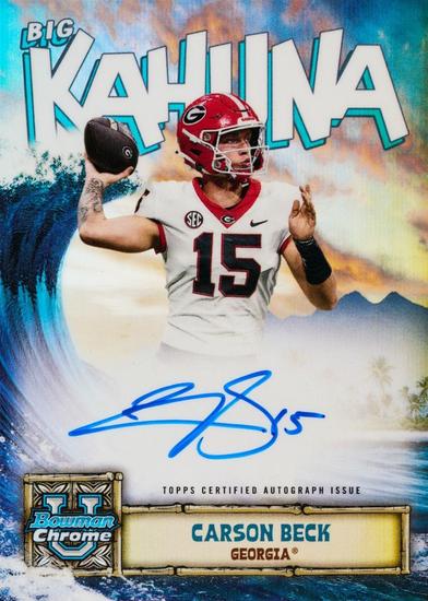 Image for 2024 Bowman University Chrome Football Blaster 40-Box Case