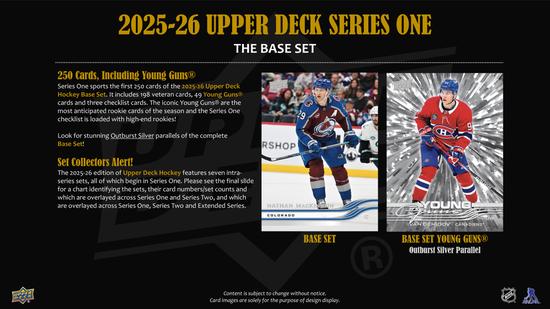 Image for 2025/26 Upper Deck Series 1 Hockey 4-Pack Blaster 20-Box Case
