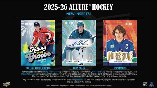 Image for 2025/26 Upper Deck Allure Hockey Hobby Box