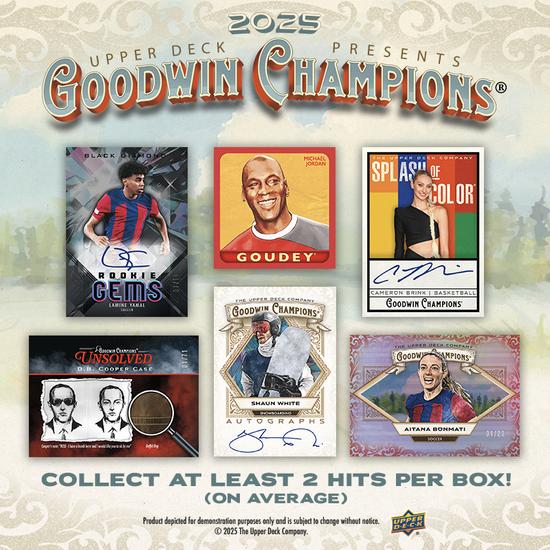 Image for 2025 Upper Deck Goodwin Champions Hobby 16-Box Case