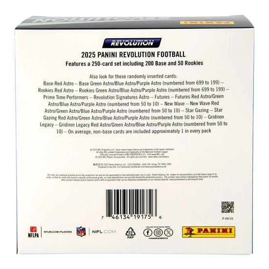 Image for 2025 Panini Revolution Football Mega 20-Box Case (Astro Parallels!)