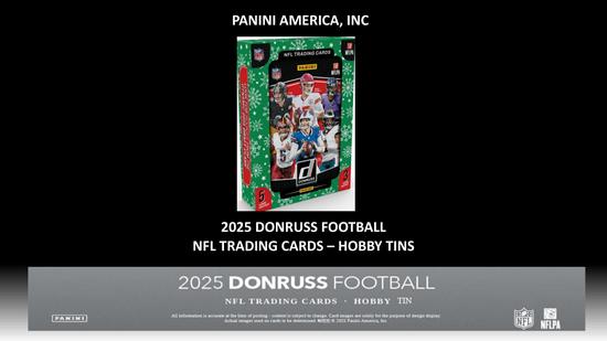 Image for 2025 Panini Donruss Football Winter Holiday 60-Tin Case (Box)
