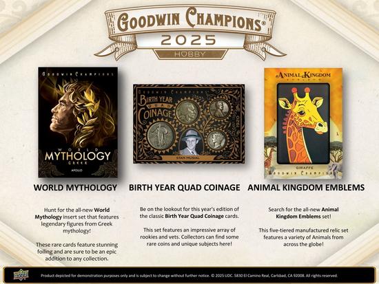 Image for 2025 Upper Deck Goodwin Champions Hobby 16-Box Case