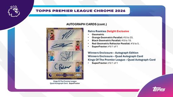 Image for 2026 Topps Chrome Premier League EPL Soccer Breakers Delight Box