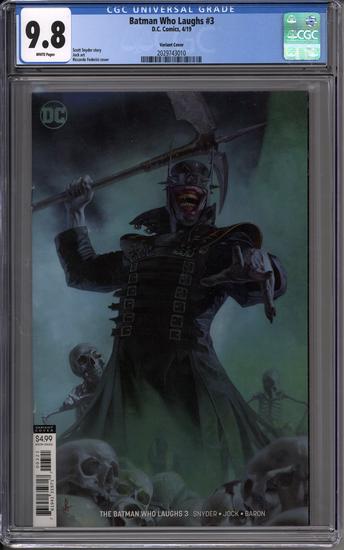 Image for Batman Who Laughs #3 Variant CGC 9.8 (W) *2029743010*