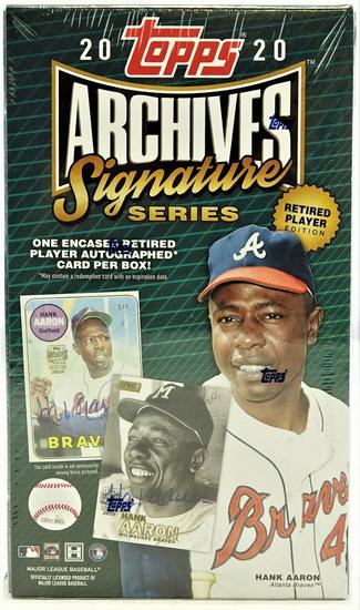 Image for 2020 Topps Archives Signature Series Retired Player Edition Baseball Hobby Box