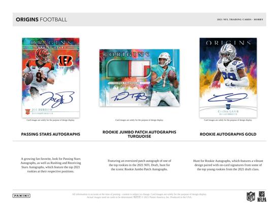 Image for 2021 Panini Origins Football Hobby Box