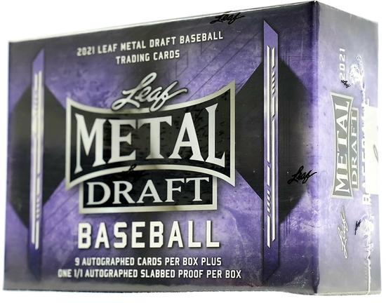 Image for 2021 Leaf Metal Draft Baseball Hobby Jumbo Box
