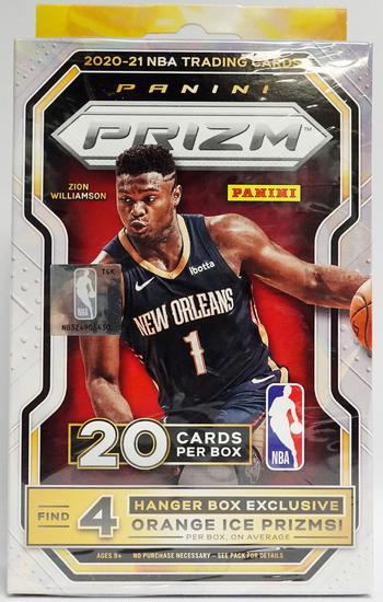Image for 2020/21 Panini Prizm Basketball Hanger Box (20 Cards) (Orange Parallels!)