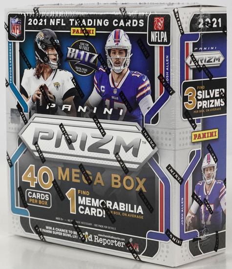 Image for 2021 Panini Prizm Football Mega Box (Neon Green Pulsar!)