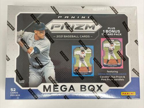Image for 2021 Panini Prizm Baseball Mega 52-Card Box (Carolina Blue and Pink Prizms!)
