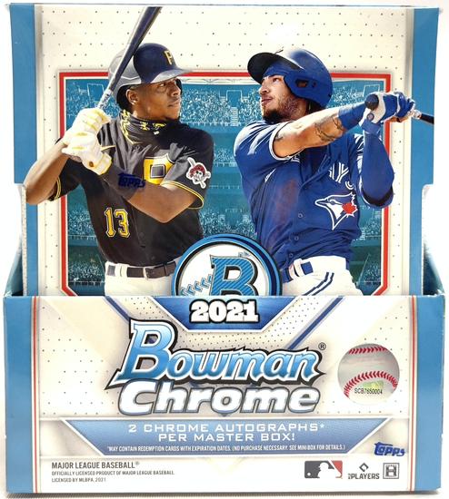 Image for 2021 Bowman Chrome Baseball Hobby Box