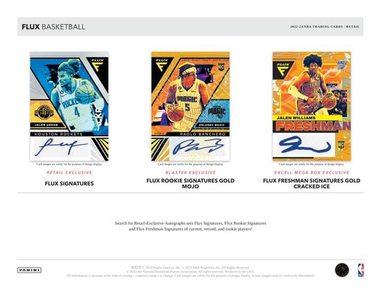 Image for 2022/23 Panini Flux Basketball Blaster 20-Box Case