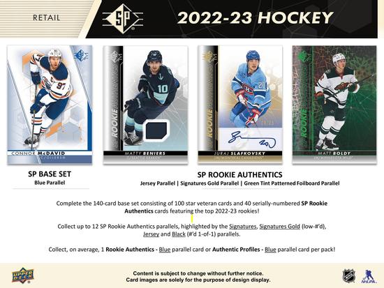Image for 2022/23 Upper Deck SP Hockey Hanger 72-Pack Case