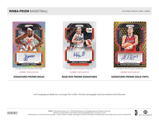 Image for 2022 Panini Prizm WNBA Basketball Hobby Box