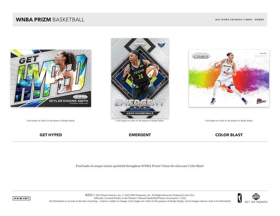 Image for 2022 Panini Prizm WNBA Basketball Hobby Box